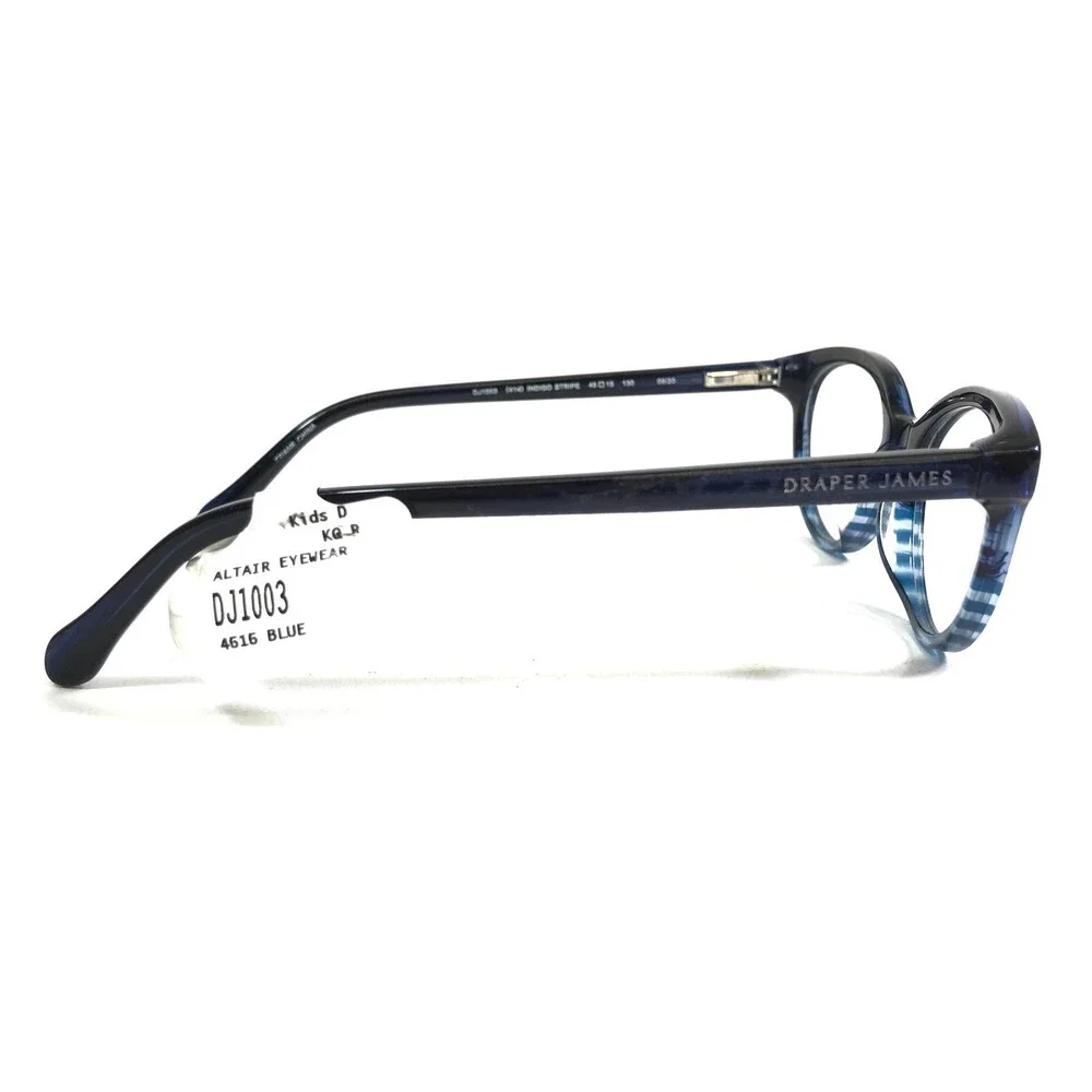 Draper James Eyeglasses Frames DJ1003 414 INDIGO STRIPE Black Blue 45-15-130